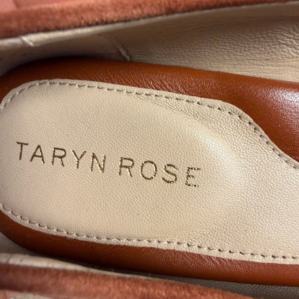 Taryn Rose Women’s Suede Pumps Heels Brown Rust Size 7.5 - Picture 6 of 7
